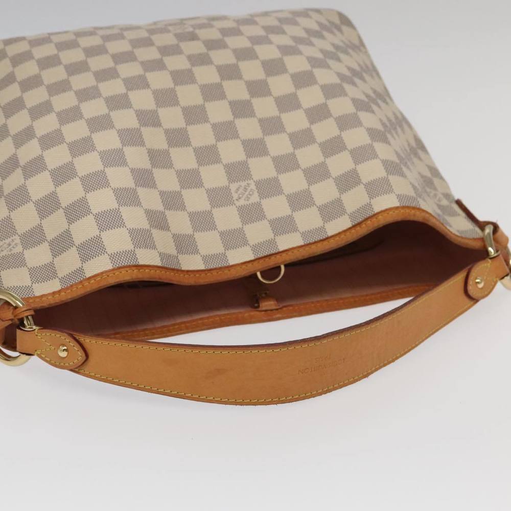 LOUIS VUITTON Damier Azur Delightful PM Shoulder Bag N41447 LV Auth 97257 - Picture 7 of 16